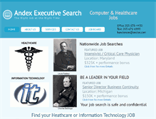 Tablet Screenshot of andex.com
